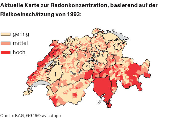 Radon-Karte 1993